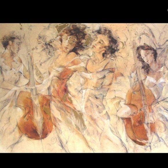 "Symphony" by Gary Benfield Seriolithograph - Picture 2 of 8
